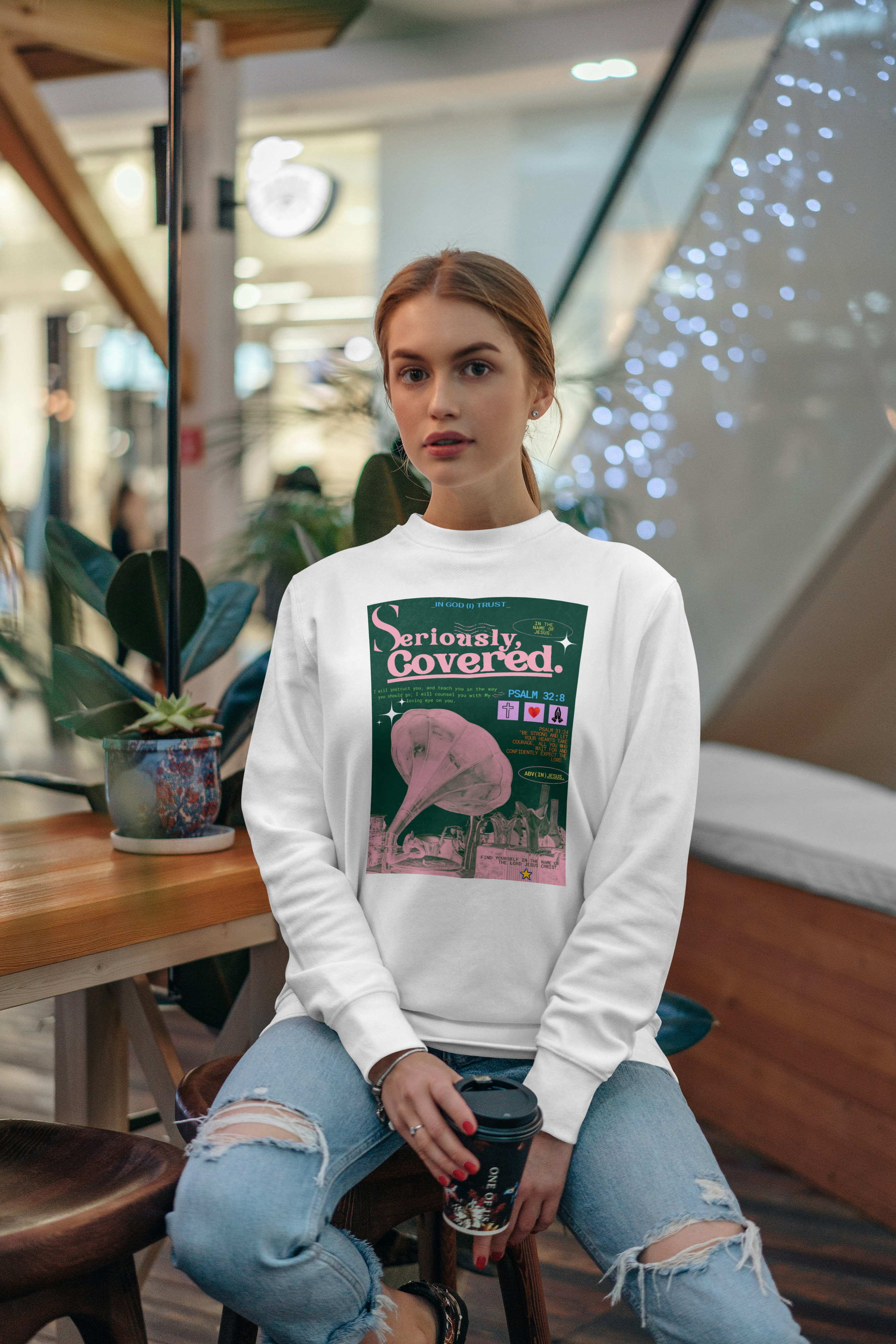 Covered. (IN)Jesus. Seriously, Covered Sweatshirt.    ★★★★★ (167)