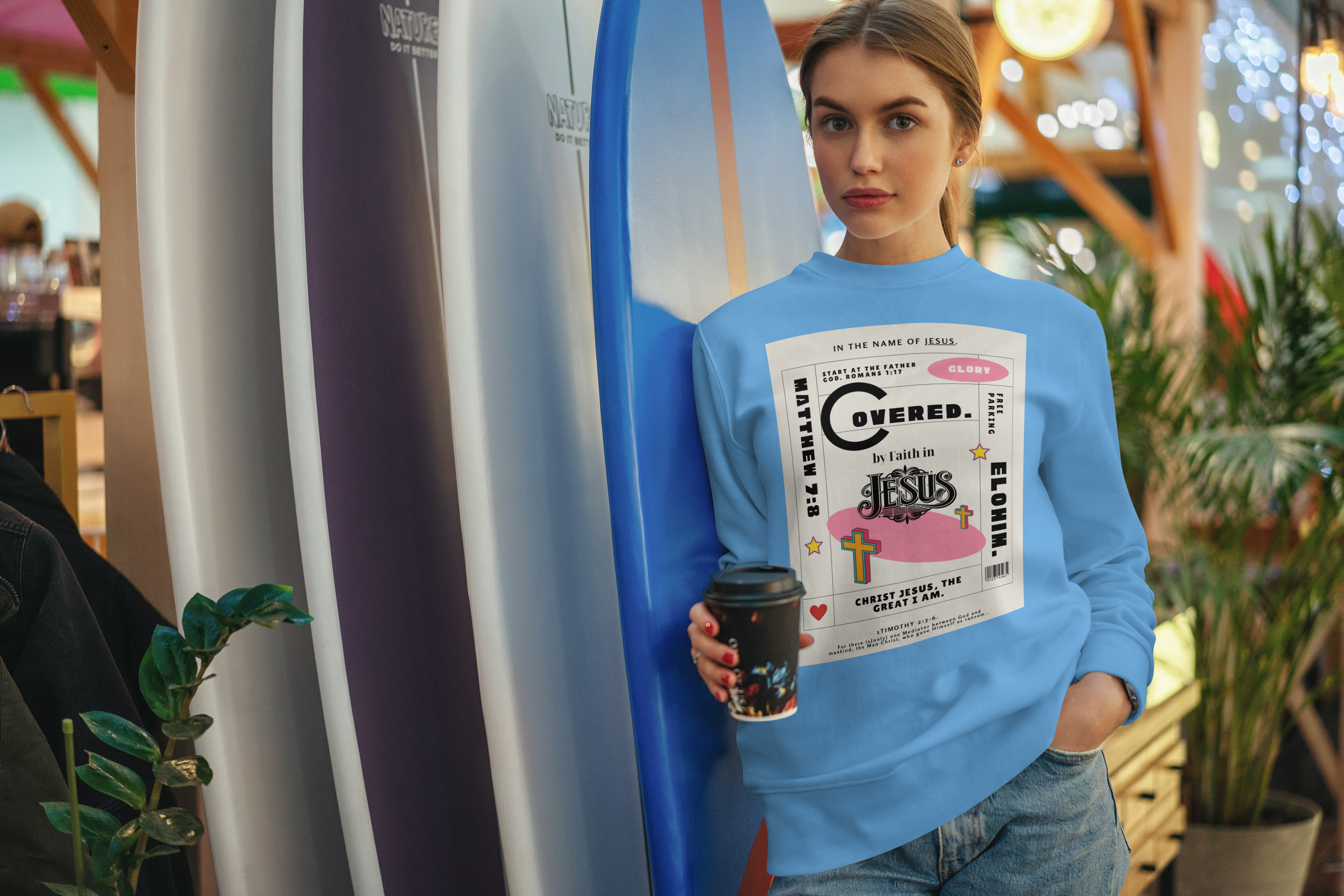 Covered. (IN)Jesus. Unisex The Most Gracious Sweatshirt.   ★★★★★ (188)